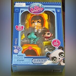 NEW Littlest Pet Shop Tiki Jungle Play Pack